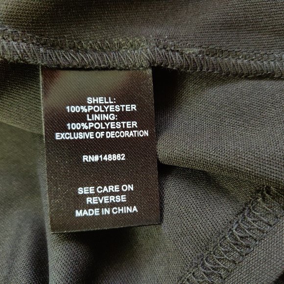 Torrid Chiffon Cold Shoulder Skater Dress Plus Size 1X Black Bell Sleeves NWT - Picture 10 of 11